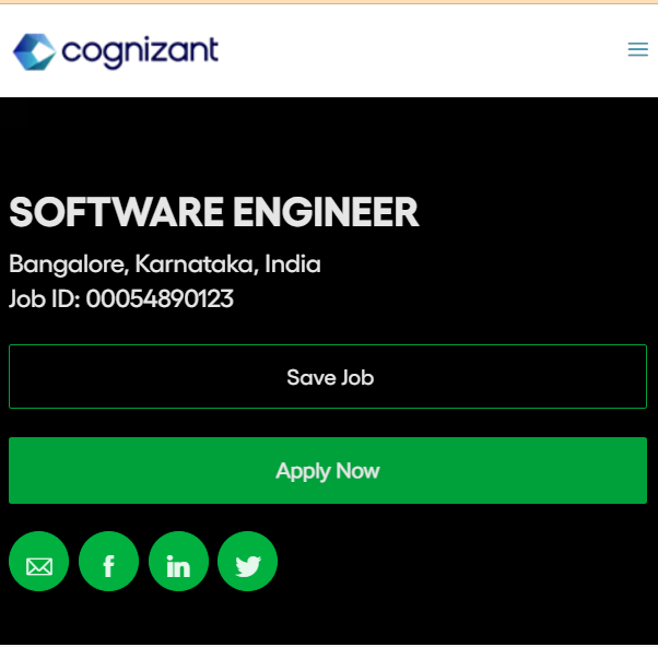 Cognizant Recruitment 2023 Hiring Software Engineer Bachelor S