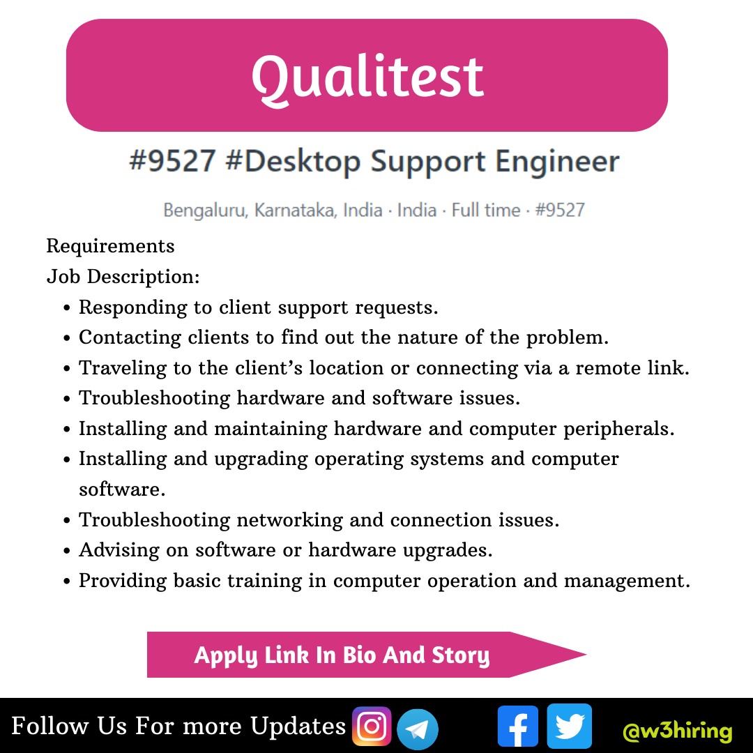 Qualitest Recruitment 2023 Hiring Desktop Support Engineer Any Degree   W3hiring 2023 05 07T080355.757 