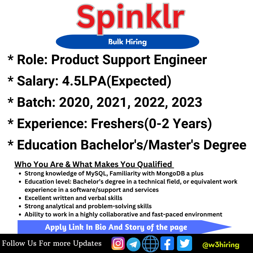 spinklr-mass-hiring-2023-for-product-support-engineer-bachelor-s