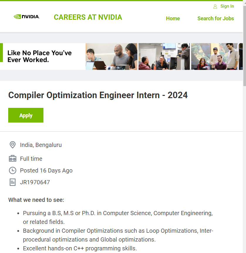 NVIDIA Recruitment 2023 Hiring Intern -| Bachelor's/Master's Degree/Ph ...