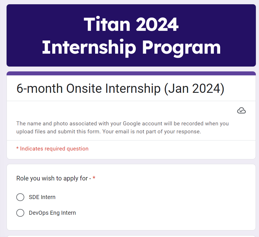 titan hiring interns 2023