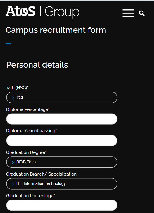 Atos hiring 2024