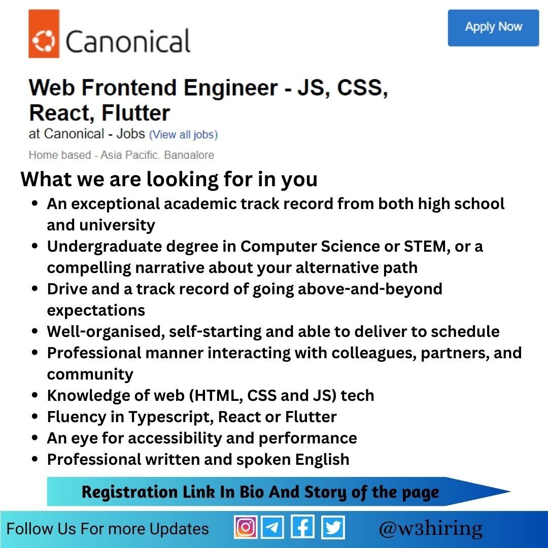 Canonical Recruitment 2024