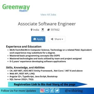 Greenway Mass Hiring 2024