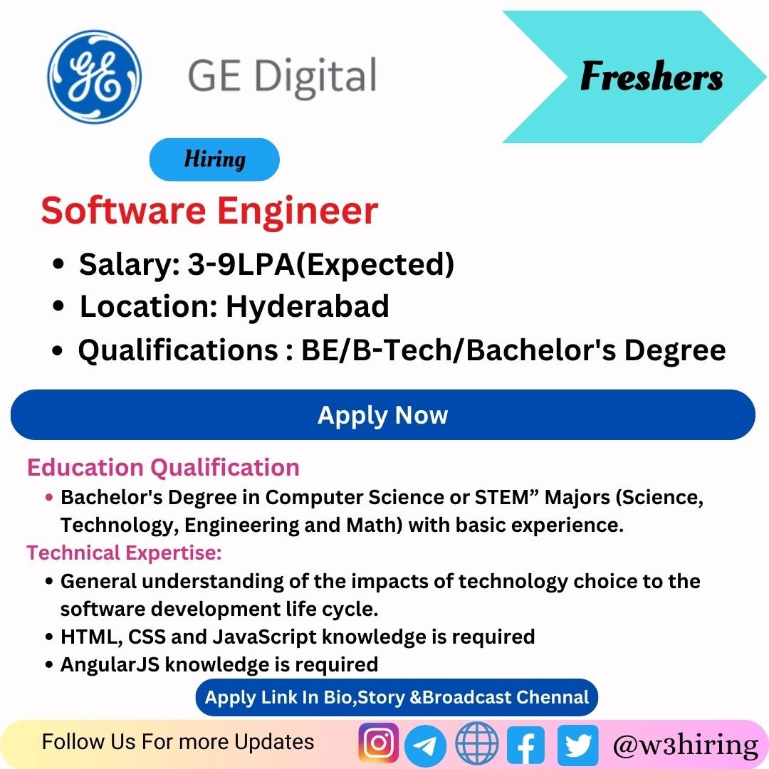 GE Digital Off-Campus Drive 2024