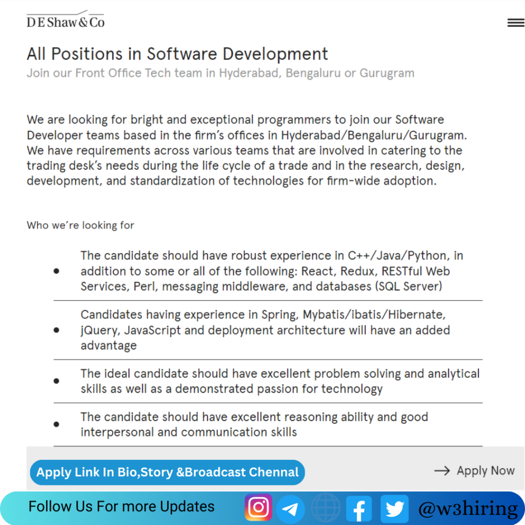 Google Recruitment 2024 Hiring Software Engineer Bachelor's Degree