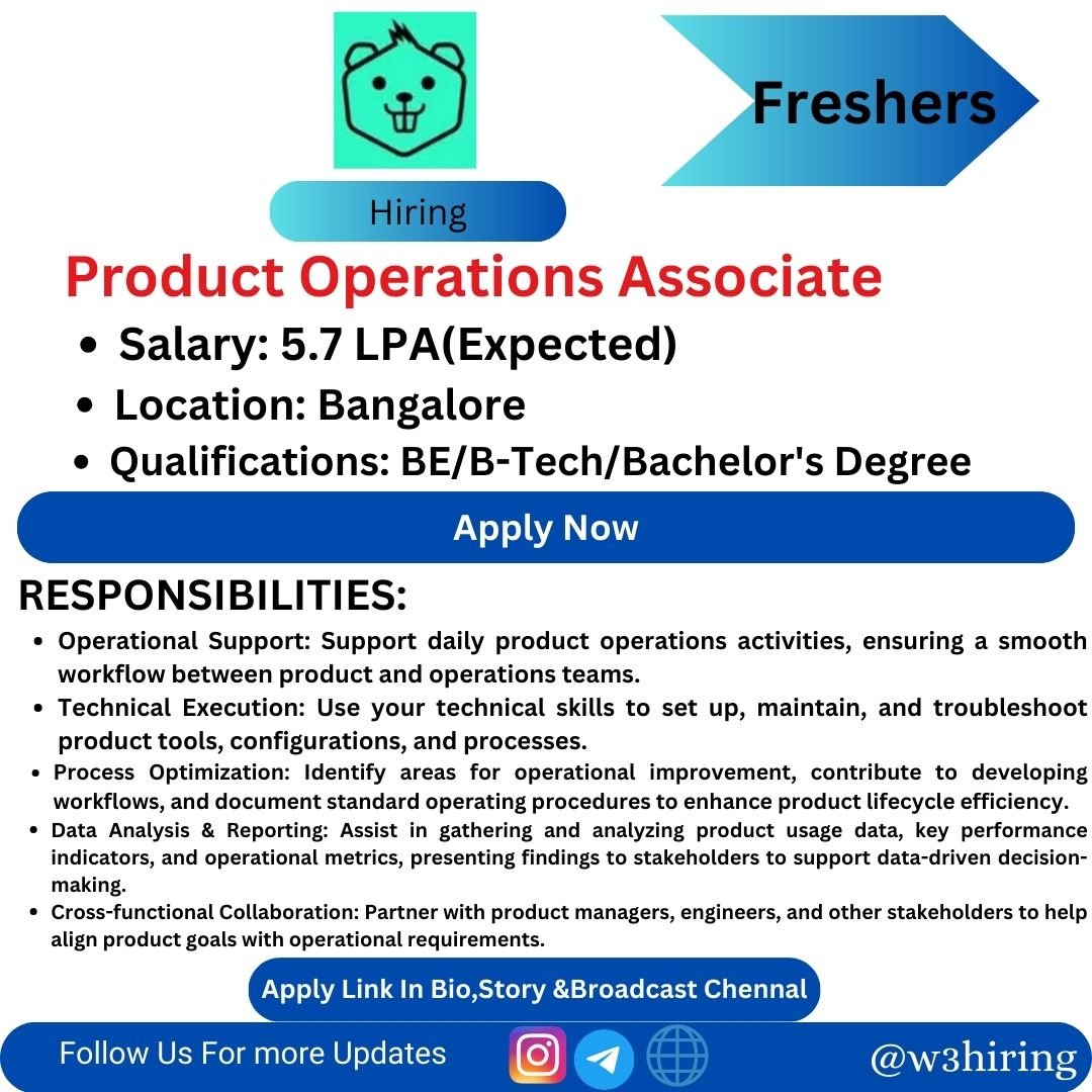Crio.Do Recruitment 2024 Hiring Product Operations Associate