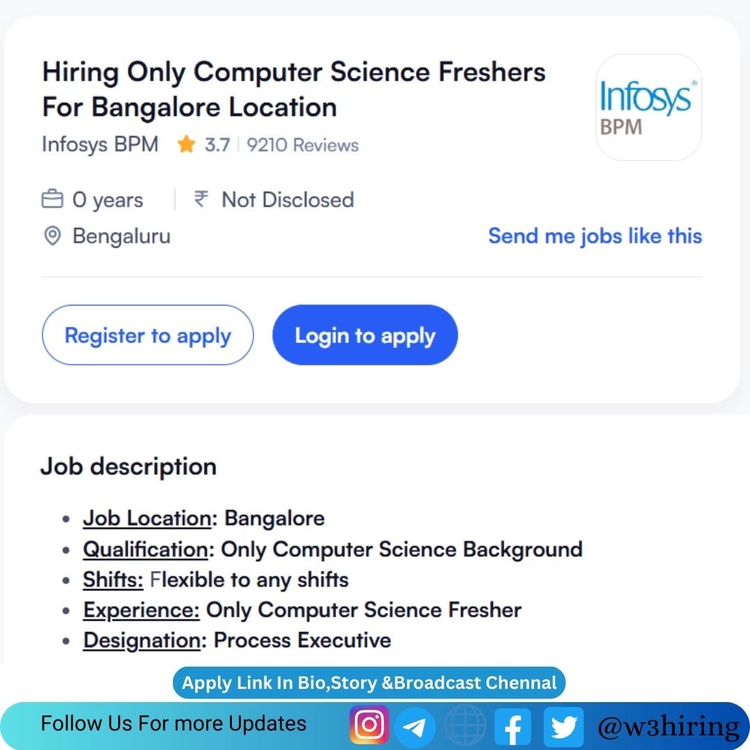 Infosys Recruitment 2025 Hiring Process Associate - Any Degree |Apply Now