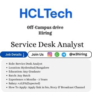 HCL Tech Mass Hiring 2025