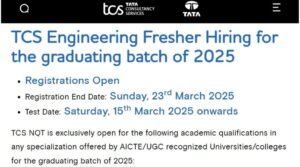 CS Entry Level Hiring for Engineering candidates